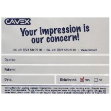 Cavex Impresafe Ziplock Plastic Bags - 50 bags